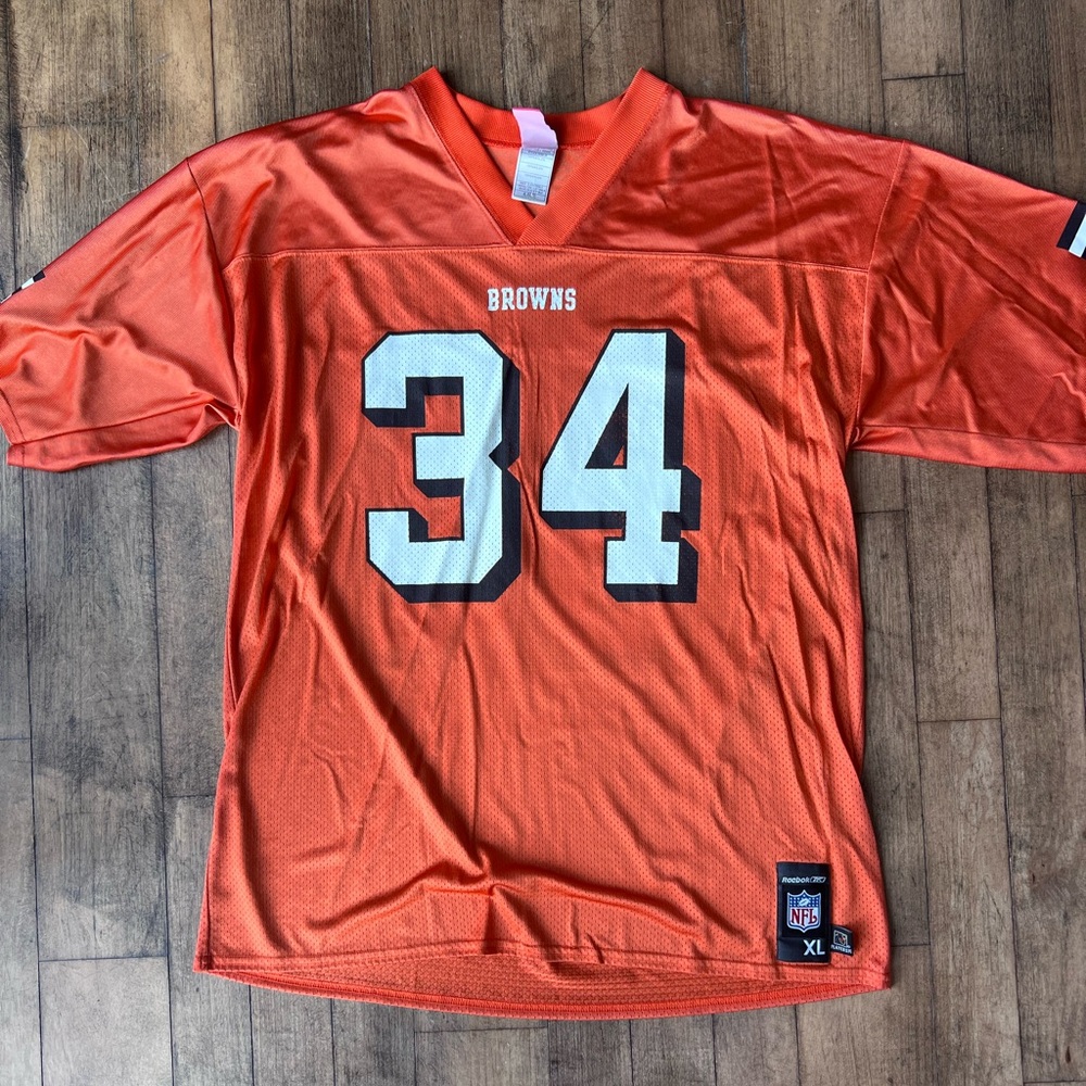 NFL Cleveland Browns #34 Droughns Jersey